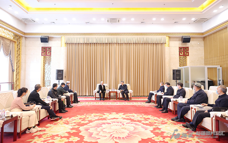 马兴瑞会见中国伊斯兰教协会会长杨发明一行